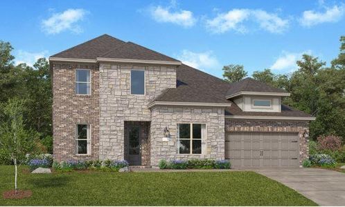 New construction Single-Family house 31303 Granary Hollow Drive, Fulshear, TX 77441 Pikes- photo 0 0