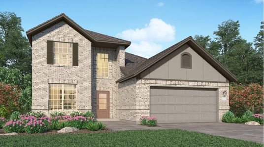 New construction Single-Family house 17082 Pinewood Branch Drive, New Caney, TX 77357 Larkspur II- photo 0 0