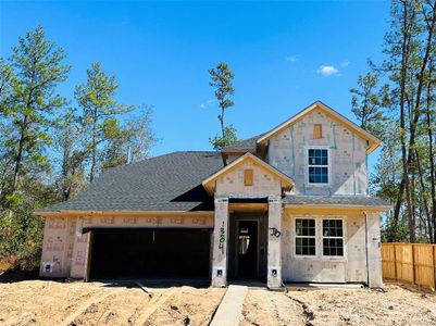 New construction Single-Family house 13004 Soaring Forest Drive, Conroe, TX 77302 Plan 4069 Exterior D- photo 1 1