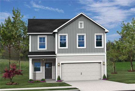 New construction Single-Family house 693 Shoals Trail, Dallas, GA 30132 Braydon- photo 0