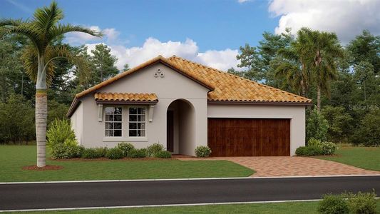 New construction Single-Family house 5202 Windy Grove Drive, Wimauma, FL 33598 Sunburst II- photo 0