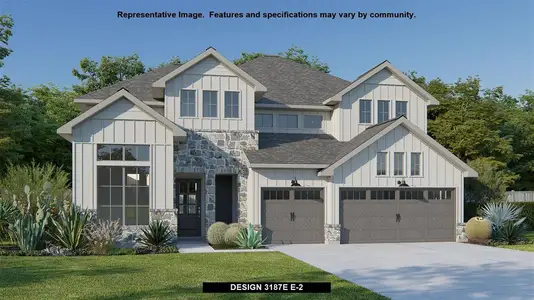 New construction Single-Family house 8616 Picnic House Path, Austin, TX 78744 Design 3187E- photo 0 0