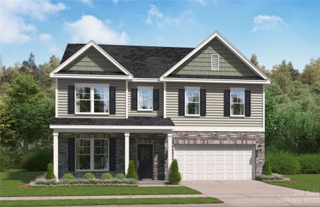 New construction Single-Family house 1338 Ashe Meadow Drive, Indian Trail, NC 28079 - photo 0