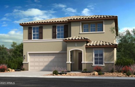 New construction Single-Family house 36601 W San Ildefanso Avenue, Maricopa, AZ 85138 - photo 0