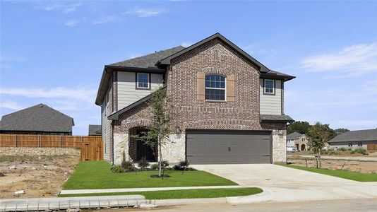 New construction Single-Family house 1644 Meadow Crest Drive, Aubrey, TX 76227 Gladewater U- photo 0