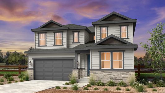 New construction Single-Family house 4194 Ridgewalk Point, Castle Rock, CO 80108 Fairmount | A Multi-Gen Home- photo 0