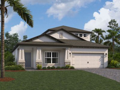 New construction Single-Family house 10664 New Morning Drive, Tampa, FL 33647 Newport II Bonus- photo 0 0