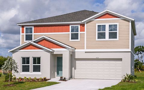 New construction Single-Family house 853 Sand Sea Place, Haines City, FL 33844 - photo 1 1