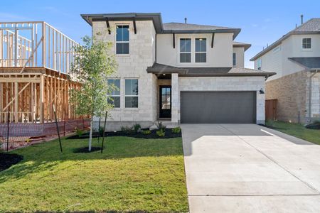 New construction Single-Family house 203 Lariat Loop, Liberty Hill, TX 78642 Linden- photo 24 24