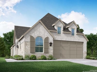 New construction Single-Family house 1015 Lime Gruene, New Braunfels, TX 78130 Windsor Plan- photo 0