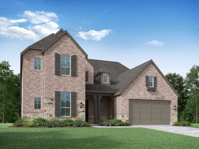 New construction Single-Family house Roxburgh Plan, 2020 Tobiano Trace, Georgetown, TX 78633 - photo