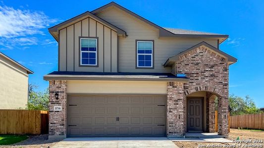 New construction Single-Family house 15746 Clove Spice Way, Von Ormy, TX 78073 THE GRACE- photo 0