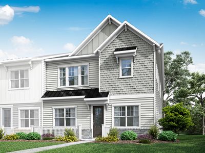 New construction Townhouse house Plan 6, 5907 Wetlands Alley, Charlotte, NC 28215 - photo