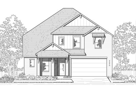 New construction Single-Family house 2129 Nerello Way, McLendon-Chisholm, TX 75032 Botero Plan- photo 0 0