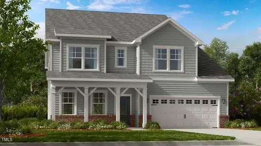 New construction Single-Family house 640 Salmonberry Drive, Holly Springs, NC 27540 Wayland- photo 0