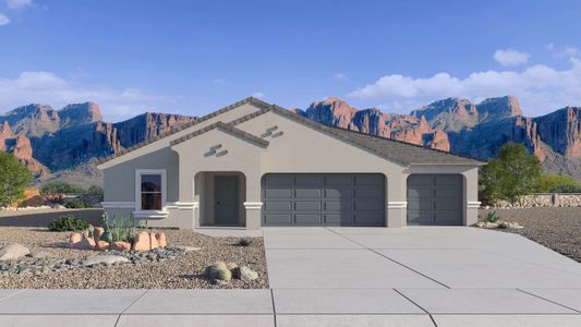 New construction Single-Family house 2353 W Stradling Ave, Apache Junction, AZ 85120 Fairfield- photo 0 0