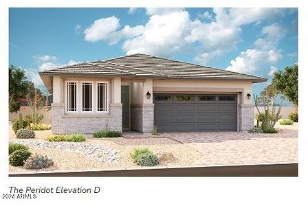 New construction Single-Family house 40120 W Elm Drive, Maricopa, AZ 85138 Peridot- photo 0 0