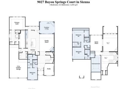 New construction Single-Family house 9027 Bayou Springs Court, Missouri City, TX 77459 220 Plan- photo 1 1