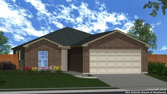 New construction Single-Family house 2917 Wentwood Run, San Antonio, TX 78245 The Bullis- photo 0