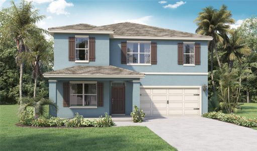 New construction Single-Family house 3993 Rory Oak Circle, Apopka, FL 32703 Stamford- photo 0
