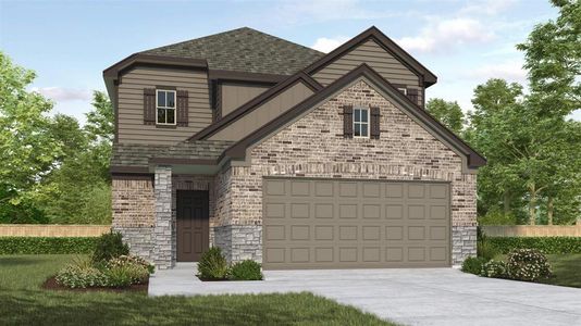 New construction Single-Family house 2647 Village Side Trail, Rosenberg, TX 77471 Plan 145- photo 0 0