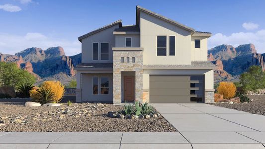 New construction Single-Family house 21172 N 103Rd Ln, Peoria, AZ 85382 Phoenician- photo 0