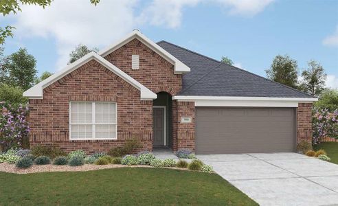 New construction Single-Family house 4067 Colony River Rock Boulevard, Pinehurst, TX 77362 Landmark Series - Driskill- photo 0