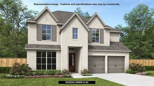 New construction Single-Family house 101 White Creek Lane, Georgetown, TX 78628 Design 2599W- photo 0