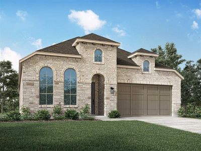 New construction Single-Family house 10211 Bison, Manvel, TX 77578 Kingston Plan- photo 0