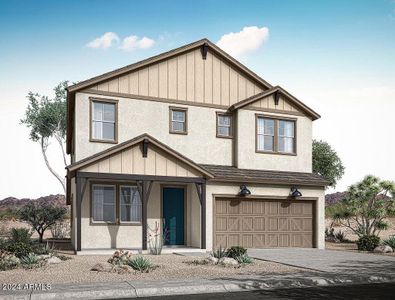 New construction Single-Family house 21326 W Roanoke Avenue, Buckeye, AZ 85396 Bartlett- photo 0