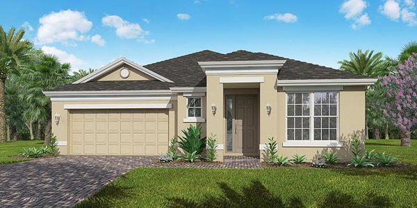 New construction Single-Family house 5895 Bella Rosa Lane, Vero Beach, FL 32966 Brooke- photo 0