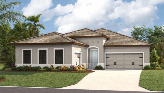 New construction Single-Family house Gasparilla I, 12832 Twin Bridges Drive, Riverview, FL 33579 - photo