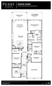 New construction Single-Family house 18815 Citrange Bend Way, Manvel, TX 77578 Design 2529W- photo 1 1