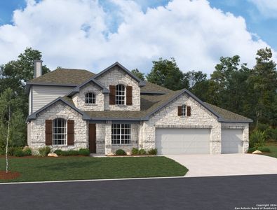 New construction Single-Family house 8710 Whisper Gate, Fair Oaks Ranch, TX 78015 Nathaniel  Homeplan- photo 0