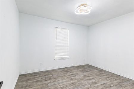 Unfurnished room featuring light hardwood / wood-style flooring