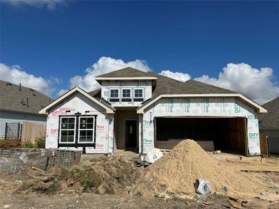 New construction Single-Family house 7618 Grenadine Bloom Bnd, Del Valle, TX 78617 Landmark Series - Paramount- photo 1 1