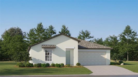 New construction Single-Family house 13064 Calcite Blue Avenue, Wimauma, FL 33598 Dover II- photo 0