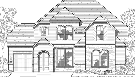 New construction Single-Family house 227 Plan, 5306 Lakeview Bend, Fulshear, TX 77441 - photo