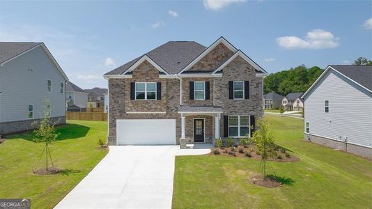 New construction Single-Family house 3159 Champions Way, Loganville, GA 30052 Holbrook- photo 0