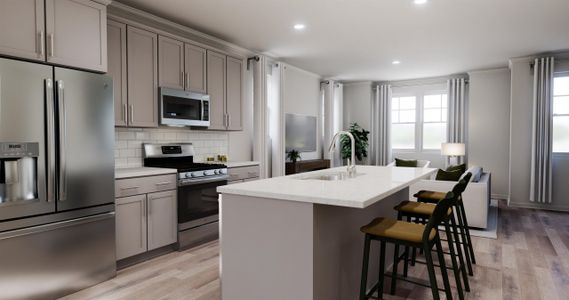New construction Townhouse house 1125 Lily Loch Lane, Unit 6, Durham, NC 27703 Mitchell II- photo