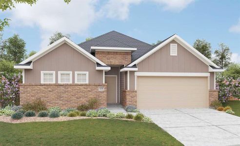 New construction Single-Family house 12111 Mustang Avenue, Willis, TX 77378 Landmark Series - Blanton- photo 0 0