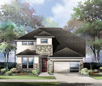 New construction Single-Family house 28509 Allswell Lane, San Antonio, TX 78260 Lewis : 50-3083F.1- photo 0