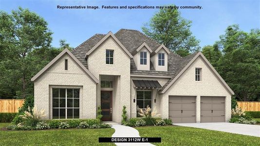 New construction Single-Family house 1805 Plum Tree Way, Georgetown, TX 78628 Design 3112W- photo 0