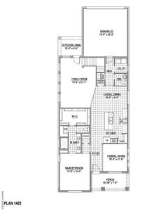 New construction Single-Family house 4900 Mitre Mews, Celina, TX 75078 Plan 1405- photo 1