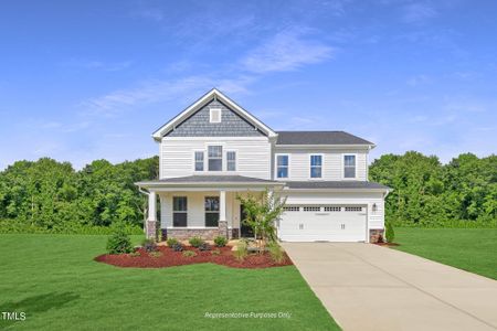 New construction Single-Family house 76 Yates Mill Drive, Fuquay Varina, NC 27526 The Apex- photo