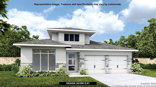 New construction Single-Family house 617 Meade Street, New Braunfels, TX 78132 Design 2619W- photo 6 6