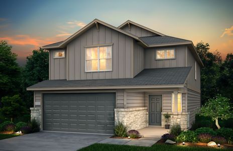 New construction Single-Family house Lincoln, 511 Hoot Owl Lane South, Leander, TX 78641 - photo