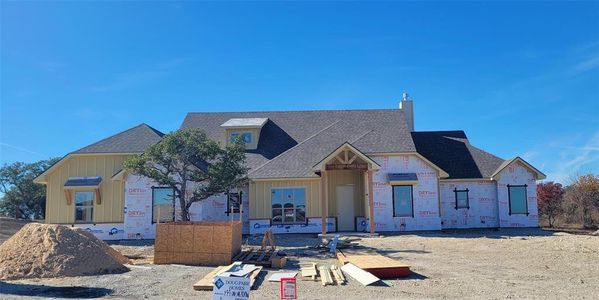 New construction Single-Family house 144 Oak Meadow Lane, Weatherford, TX 76085 The Harper- photo 0
