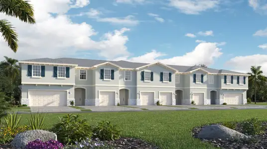 New construction Townhouse house 4147 Lagoon Shore Drive, Lake Worth, FL 33467 - photo 0 0