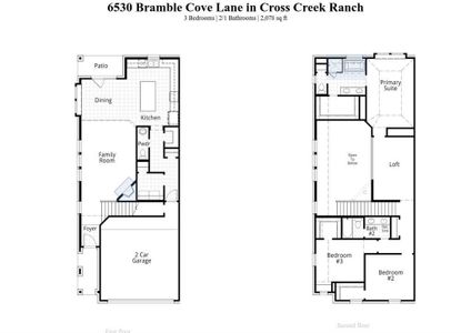 New construction Condo/Apt house 6530 Bramble Cove Lane, Fulshear, TX 77441 Derby Plan- photo 1 1